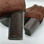 Donald Pliner Cattie Ankle Boots Womens 7.5M Brown Block Heel Whimsygoth Grunge Photo 10