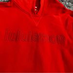 Lululemon hard to find logo red All yours hoodie size 12 Photo 1