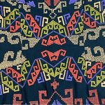 Free People  Aztec Embroidered Dress Size 6 Photo 7