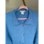 Sincerely Jules Knit Cardigan Sz L Blue Size L Photo 3