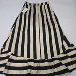 LPA  Hi Low Ruffle Skirt in Black & White XS Photo 12