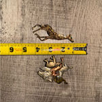 Wild Animal Brooches Giraffe Elephant Zebra Camel Antelope Zoo Silver Photo 7