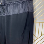 Vince  Lace Up Silky‎ Drawstring Shorts Black Photo 4