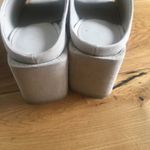 Oak + Fort  light gray cream mules size 5 Photo 4