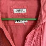 Malvin Hamburg Germany I Love Linen Womens L XL 100% Linen Top Coral Pink Luxery Size L Photo 1