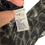 Vintage Lillie Rubin Elegant Black and Silver Evening Dress Size 8 Photo 3