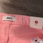 Just Black  Denim Pink Lemonade Raw Hem Jeans Size 29 Photo 5