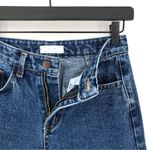 Oak + Fort Straight Leg Crop Jean Blue Denim S Photo 4