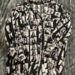 Milk and Honey Graphic Print Button-Up Shirt by Milk N Honey Size L Photo 0