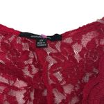AmbuRance Red Lace Bodysuit V Neck Sleeveless Full Lace Size 2X Photo 3