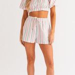 Le lis NWT Le  Zelda Stripe Crop Top and shorts set. Size Medium  Top: Large  Shorts: Medium Photo 1