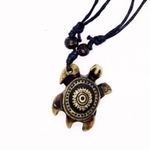 Boutique Boho Sea Turtle Leather Cord Necklace Photo 4
