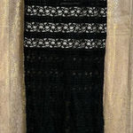 Alice + Olivia Ettley Black Semi Sheer Lace Maxi Skirt Size 2 NWT Photo 0