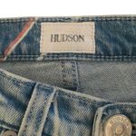 Hudson Jeans Hudson Zoeey High-Rise Straight-Leg Cropped Dip-Out Jeans Photo 3