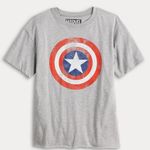 Marvel NWT Women’s  Captain America Classic Shield Graphic Tee Size XXL Photo 0