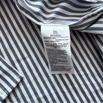 Gap NWT  organic cotton poplin big shirt blue stripe Photo 5