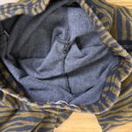 Johnny Was Allebra Metallic Tape Jogger Pants Womens Small Tiger Green Glitter Photo 3