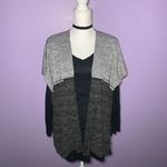 Hem & Thread NWT Heathered Grey Short Sleeve Cardigan Photo 1