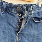 Free People  Logan Denim Shorts Cut Off High Rise Button Fly Dark Rinse Wash 31 Photo 6