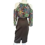 Krass&co New NY& Cold Shoulder Scuba Twoffer Midi Dress Sz M Photo 5