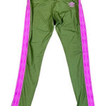 Umbro Green Pink Activewear Leggings Large Photo 0