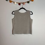 Ming Wang  grey sleeveless sweater tank Photo 4