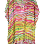 Becca Plus Size Awaken Printed Flutter-Sleeve Tunic Swim Cover-Up 0X NWT Photo 0