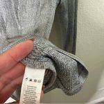 Ramy Brook  Quincy Metallic Long Sleeve Top Silver Womens Size L Photo 5