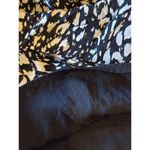 The Kooples Skirt Women Medium Black White Animal Flowing Long Asymmetric Midi Photo 11