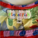 PLANET FISH vibrant colored sleeveless‎ dress Pink Size M Photo 4