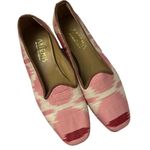 Artemis Pink Ikat Silk Loafers Women's Sz. 36 (US 5.5) Pink Photo 7