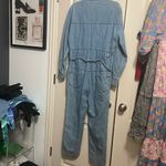 IRO 💙💖 Jeans Polly Denim Long Sleeve Jumpsuit sz 40 Photo 3