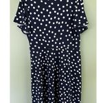 Fortune + Ivy  Dress Roanne Faux Wrap Polka Dot Plus Sz 2X Spring Romantic Blue‌ Photo 5