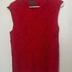 John Paul Richard Uniform  Red Smocked Ruffled Tank Photo 0