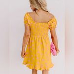 Entro mustard & pink floral mini dress Photo 1