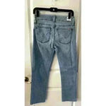 Hudson NWT  Jeans Ankle Ginny Straight Size 27 Light wash raw hem RUNWAY MSRP$198 Photo 3
