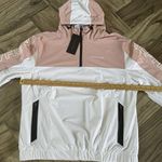 Alphalete  Women’s EXP Tech Windbreaker- Himalayan Pink, Size XL Photo 3