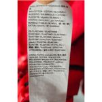 Desigual  Norma Embroidered Coat Jacket Trench Size 42 Tomato Red Cotton Blend Photo 7