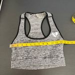 women's best  Gray Racerback Cutout Scoop Neck Unpadded Sports Bra Size Medium Photo 7