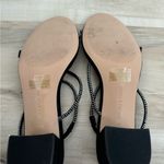 Chelsea and Violet  Black and Silver Sandal Heel Size 9 Photo 4