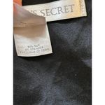 Victoria's Secret Victoria’s Secret SILK Midi Black Slip Dress Size Medium V-Back Pink Accent Photo 4