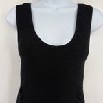 Aura Ruched Bodycon Dress Sz L/XL Ribbed Waffle Shapewar Club Minimalist Travel Photo 3