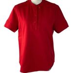 FIGS X-Small GIDYA Henley Relaxed Scrub Top Technical Short Sleeve Pocket New Photo 0