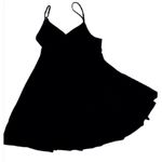 Aerie Anerican Eagle Outfitters Black Babydoll Dress Photo 1