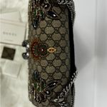 Gucci  GG Supreme Monogram Snakeskin Flower Embroidered Dionysus Shoulder Bag Photo 6