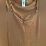 Abound NWT  mocha ribbed short sleeve tshirt dress size medium 58% organic cotton Photo 1