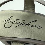 Metaphor  Silver Gray Strap Sandal with Rhinestones Photo 12