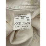 JOOP JEANS Womens White Button Front Denim Mini Skirt Made in Italy Size 12 Photo 2
