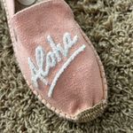 Soludos Anthropologie X Lockhart Embroidered "Aloha" Espadrilles Women's Sz 6.5 Photo 7