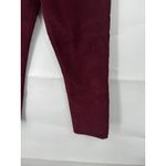 Levi's Premium Corduroy Wedgie Straight High Waist Burgundy Wine Red Pants Sz 27 Photo 9
